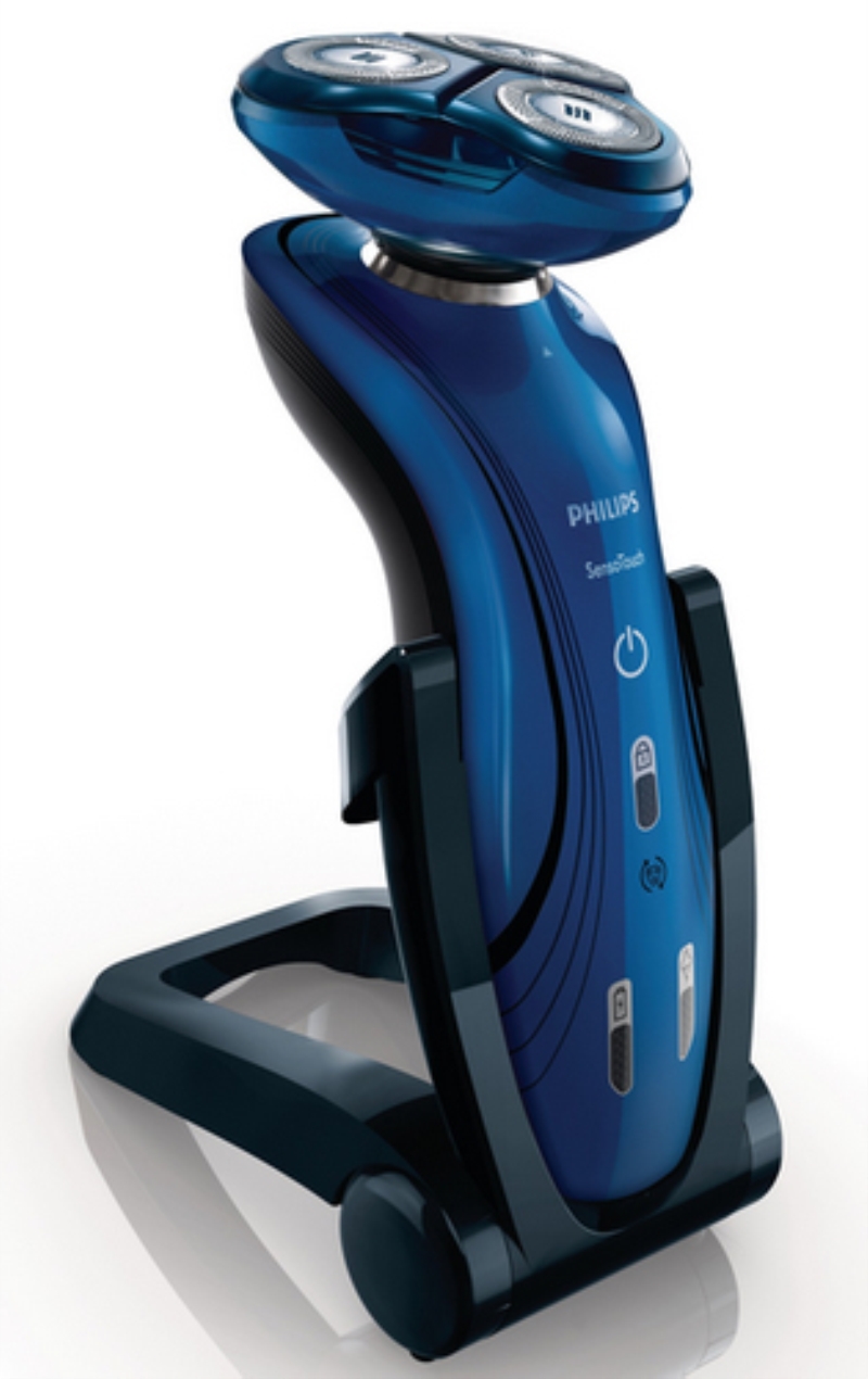 PHILIPS Rasoio Philips SensoTouch 7000 (RQ114516) ricaricabile wet & dry blu